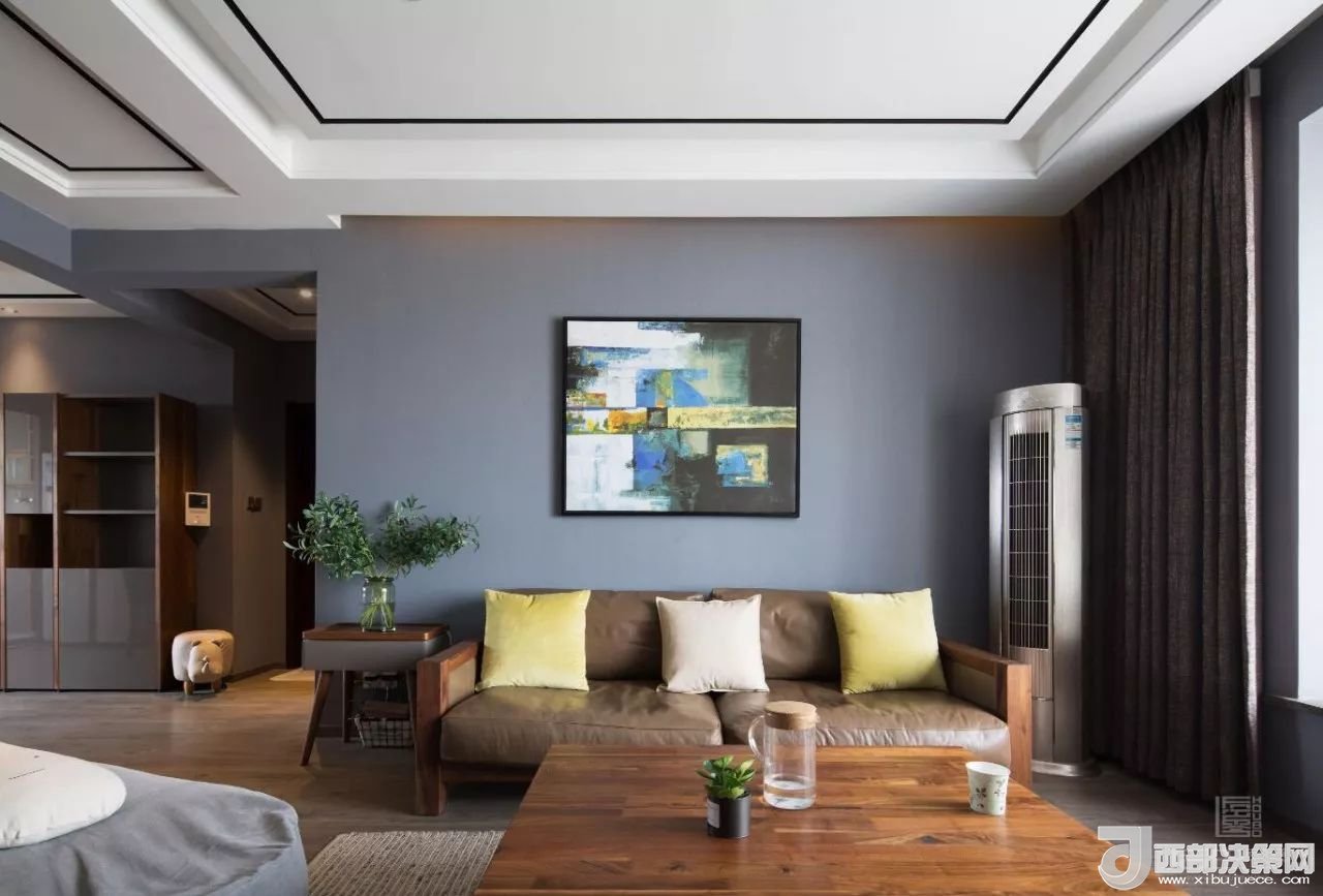 沙發(fā)背景墻選對(duì)裝飾畫，才能美了整個(gè)客廳空間！