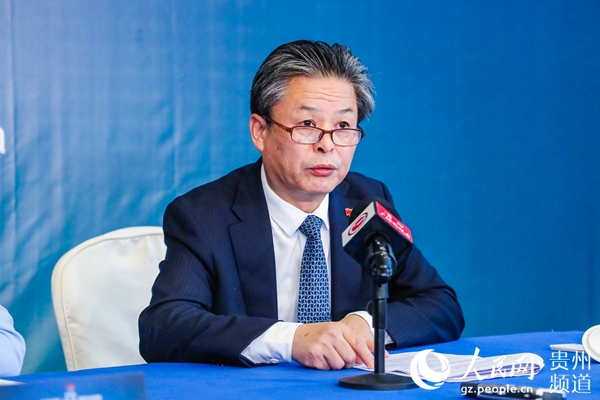 中國-東盟中心秘書長陳德海。吳少飛 攝