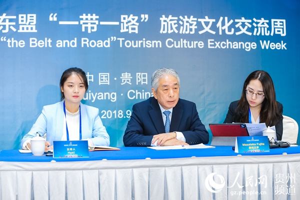 日本—東盟中心秘書長藤田正。孫一銘 攝