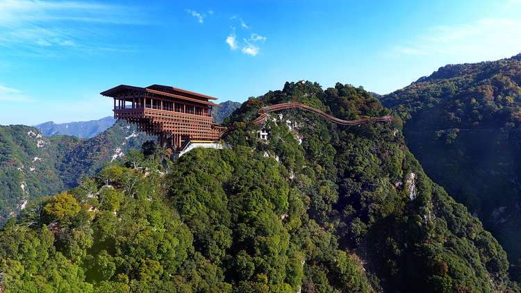 【云游渭南】待到春暖花開之時(shí)，我們相約草長鶯飛的少華山！_fororder_龍首閣 (2)