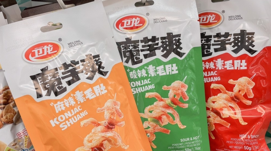 圖為魔芋爽。圖片來源：臺(tái)灣《聯(lián)合報(bào)》楊雅婷攝。